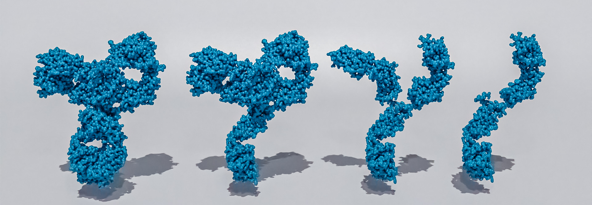 Forced degradation studies. Antibody decomposing 3D render